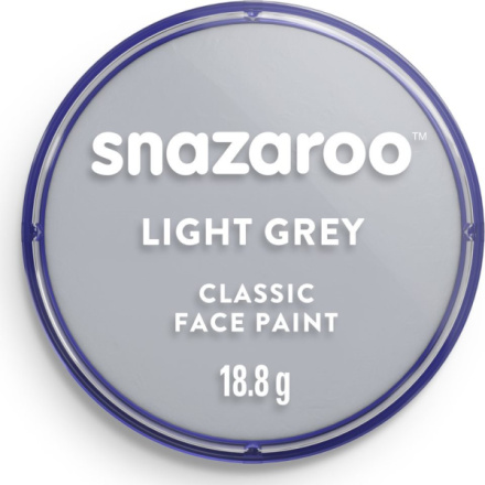 SNAZAROO Barva na obličej Světle šedá (Light Grey) 18ml 160191