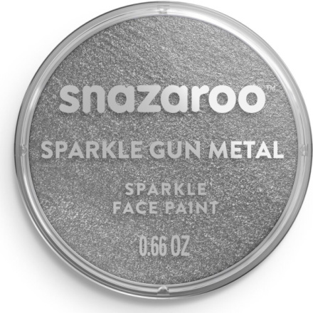 SNAZAROO Barva na obličej Třpytivá Šedá (Gun Metal Grey) 18ml 160203