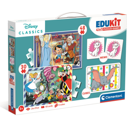 CLEMENTONI Soubor her Disney klasika 4v1 160258