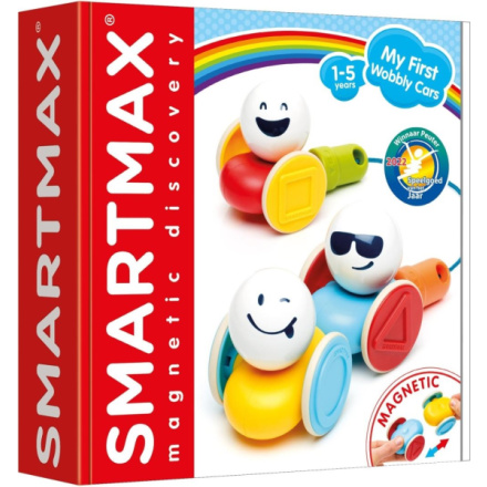 SMARTMAX Magnetická stavebnice Moje první autíčka 7 dílků 160314