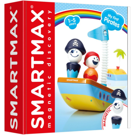 SMARTMAX Magnetická stavebnice Moji první piráti 10 dílků 160318