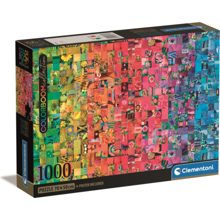 CLEMENTONI Puzzle ColorBoom: Koláž 1000 dílků 160350