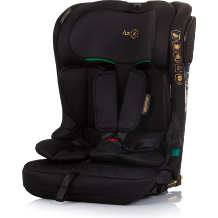 CHIPOLINO Autosedačka Lux X i-Size 76-150cm Isofix, Obsidian 160358, (2024)