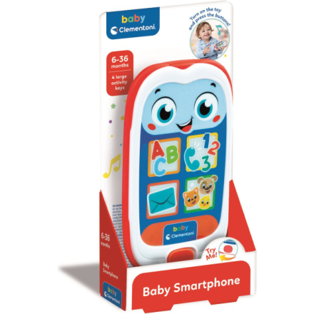 CLEMENTONI BABY Interaktivní smartphone se zvuky 160374