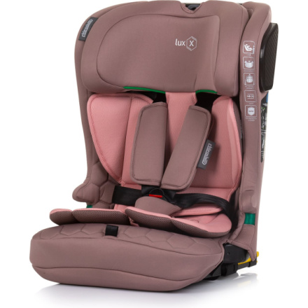 CHIPOLINO Autosedačka Lux X i-Size 76-150cm Isofix, Flamingo 160404, (2024)