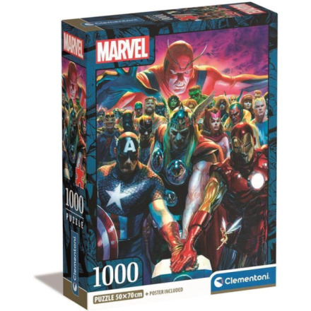 CLEMENTONI Puzzle Marvel: Avengers 1000 dílků 160645