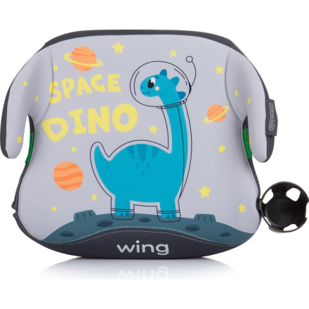 CHIPOLINO Podsedák Wing i-Size 125-150cm Isofix, Space Dino 160714, (2024)