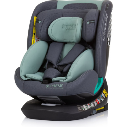 CHIPOLINO Autosedačka Supreme i-Size 40-150cm Isofix 360, Pastel Green 160780, (2024)