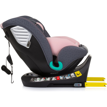 CHIPOLINO Autosedačka Supreme i-Size 40-150cm Isofix 360, Flamingo 160781, (2024)