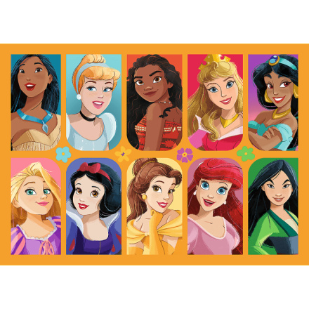 TREFL Puzzle Disney princezny: Pohádkové příběhy 4v1 (35,48,54,70 dílků) 160948