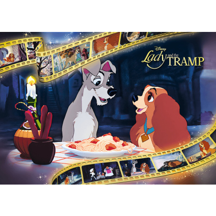 TREFL Puzzle Premium Plus Iconic Moments: Lady a Tramp 1000 dílků 160970