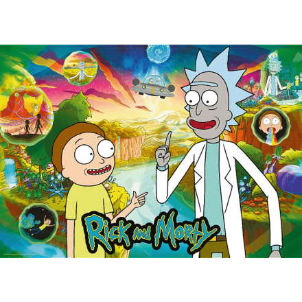 TREFL Puzzle Premium Plus: Rick a Morty 1000 dílků 160978