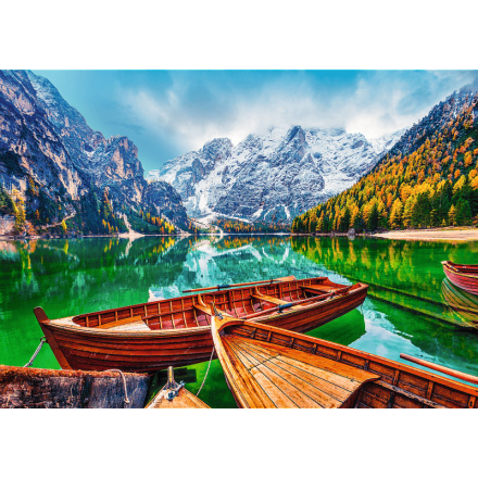 TREFL Puzzle Jezero Braies, Itálie 500 dílků 160997