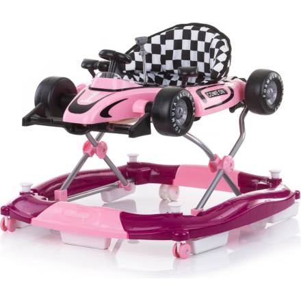 CHIPOLINO Chodítko interaktivní Car Racer 4v1 Pink 161091