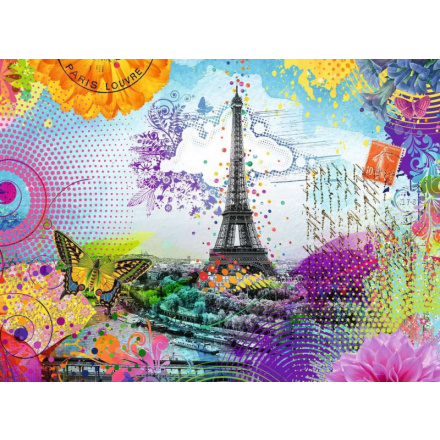 RAVENSBURGER Puzzle Pohlednice z Paříže 500 dílků 161103