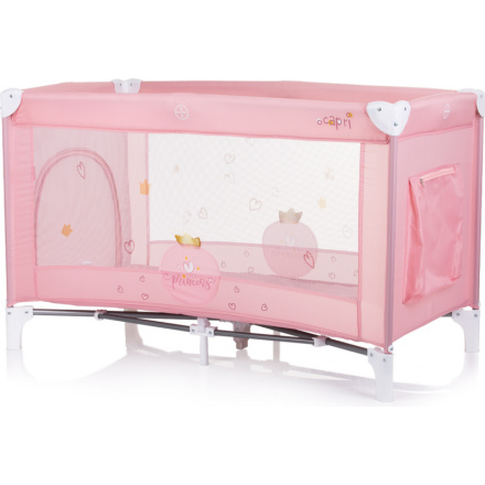 CHIPOLINO Postýlka cestovní Capri Princess Pink 161200