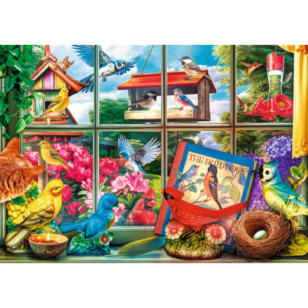 TREFL Puzzle Premium Plus Tea Time: Svět ptáků 1000 dílků 161437