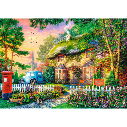 TREFL Puzzle Premium Plus Tea Time: Stoney Lane Cottage 1000 dílků 161439