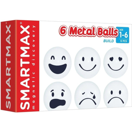 SMARTMAX Magnetická stavebnice Metal Balls Build 6 dílků 161463