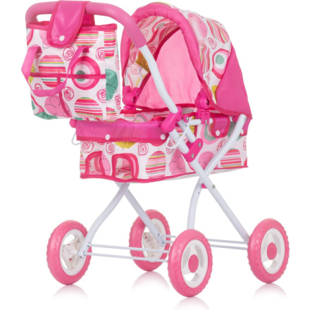 CHIPOLINO Hluboký kočárek pro panenky Emily Multicolor 161580