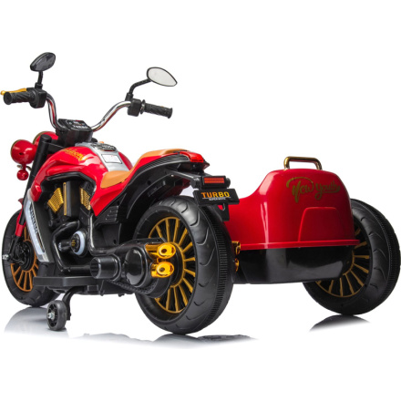 CHIPOLINO Elektrická motorka DUO TRON Red 161598