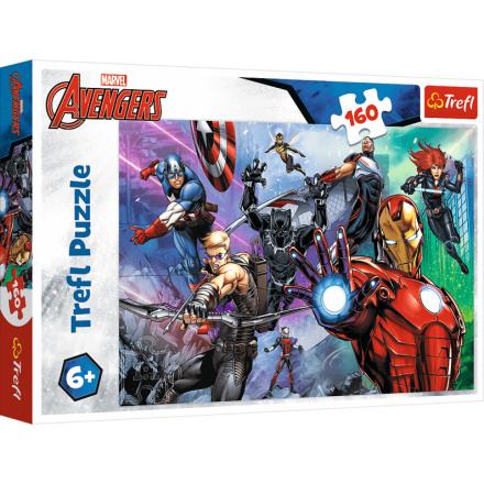 TREFL Puzzle Marvel: Hrdinové vždy připraveni 160 dílků 161611