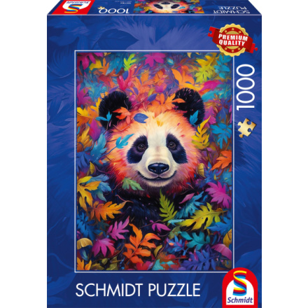 SCHMIDT Puzzle Panda v duhovém lese 1000 dílků 161944