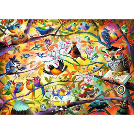 RAVENSBURGER Puzzle Zaneprázdnění ptáci 1000 dílků 162059