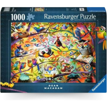 RAVENSBURGER Puzzle Zaneprázdnění ptáci 1000 dílků 162059