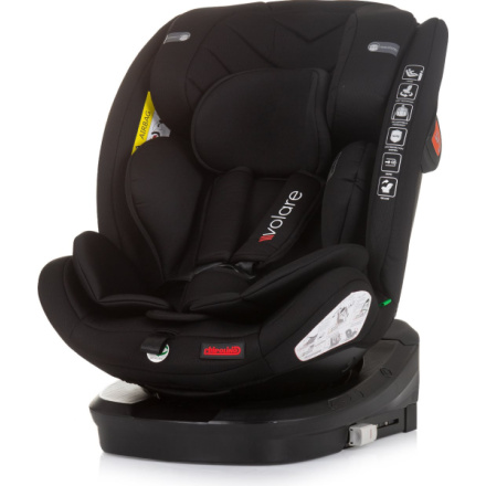 CHIPOLINO Autosedačka Volare i-Size 40-150cm Isofix 360 Obsidian 162071, (2024)