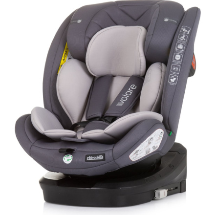 CHIPOLINO Autosedačka Volare i-Size 40-150cm Isofix 360 Granite 162072, (2024)