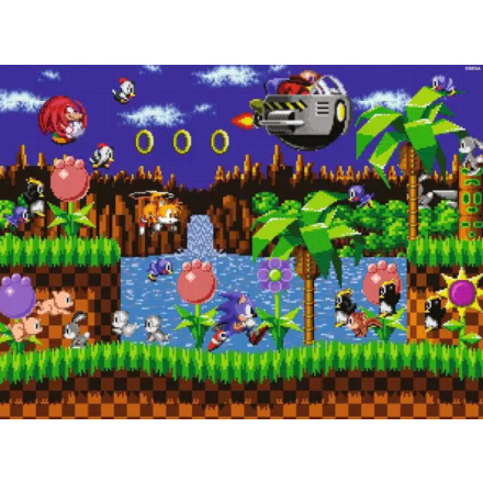 RAVENSBURGER Puzzle Ježek Sonic 500 dílků 162372