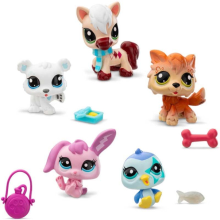 Hasbro Littlest Pet Shop LPS Set zimních zvířátek 5ks 162376