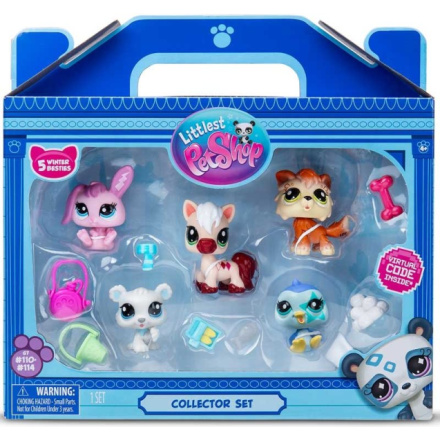 Hasbro Littlest Pet Shop LPS Set zimních zvířátek 5ks 162376