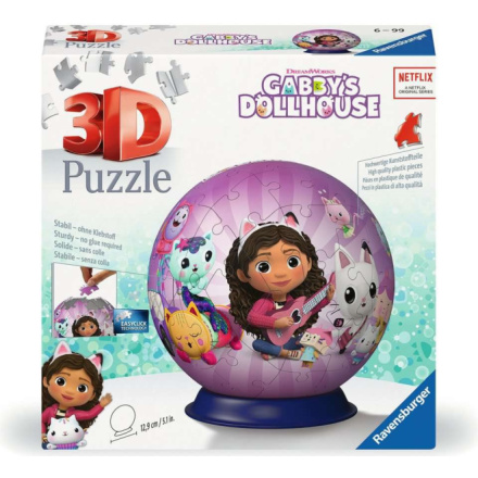 RAVENSBURGER 3D Puzzleball Gábinin kouzelný domek 72 dílků 162469