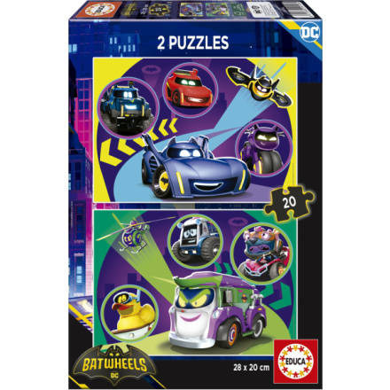 EDUCA Puzzle Batwheels 2x20 dílků 162656