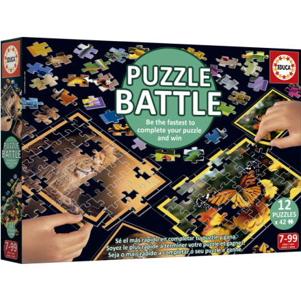 EDUCA Puzzle bitva Příroda 12x42 dílků 162669