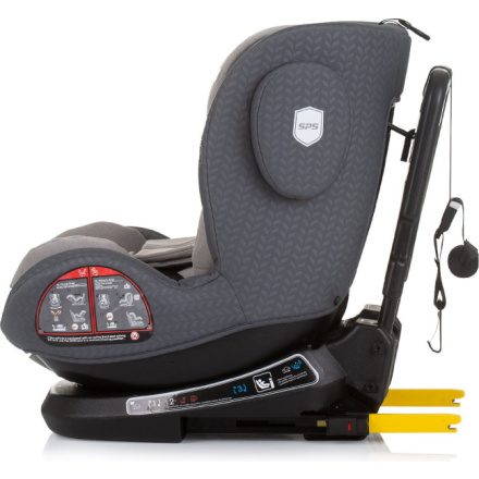 CHIPOLINO Autosedačka Peak i-Size 40-150cm Isofix 360 Granite 163150, (2024)