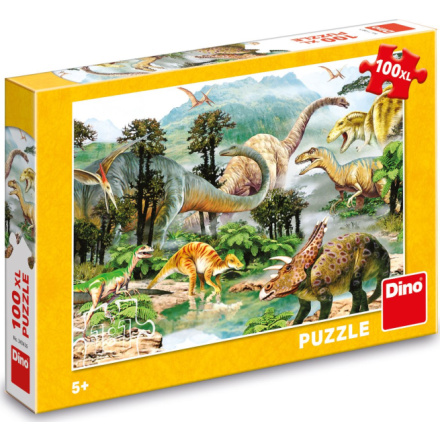 Puzzle Dinosauři XL 100 dílků 2105