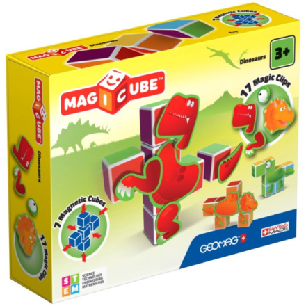 GEOMAG Magnetické kostky Magicube Dinosauři 21950