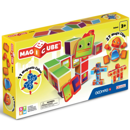 GEOMAG Magnetické kostky Magicube Roboti 21951