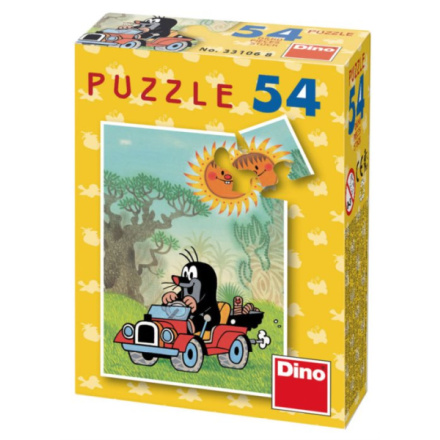 DINO Puzzle Krtek - džíp 54 dílků 2553