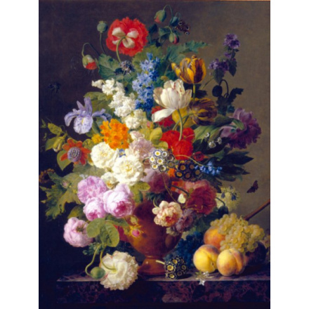 CLEMENTONI Puzzle Museum Collection: Květinová váza 1000 dílků 2785