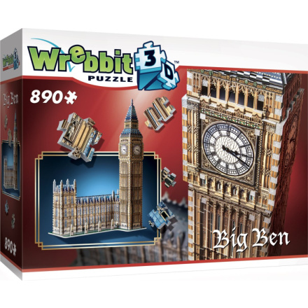 WREBBIT 3D puzzle Big Ben a Westminsterský palác 890 dílků 3826