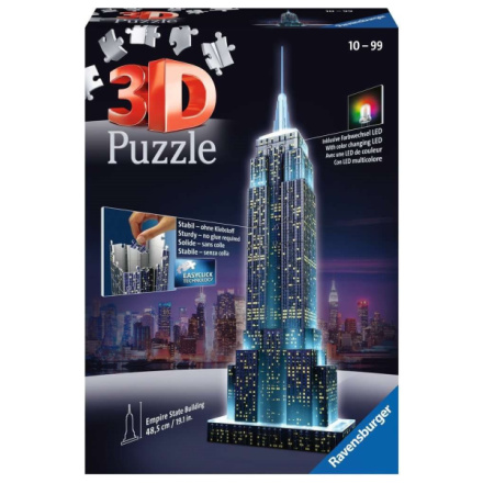 Svítící 3D puzzle Noční edice Empire State Building 216 dílků 6125