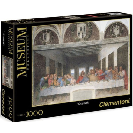 CLEMENTONI Puzzle Museum Collection: Poslední večeře 1000 dílků 7757