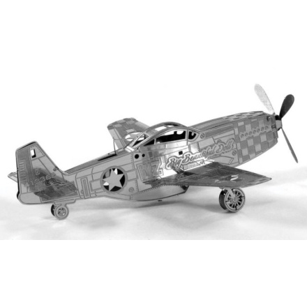 METAL EARTH 3D puzzle Letadlo Mustang P-51 8052