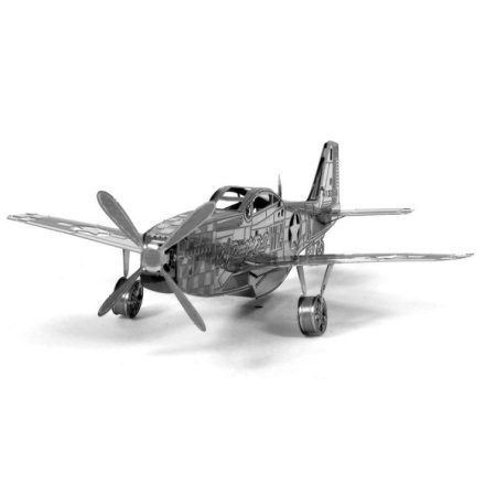 METAL EARTH 3D puzzle Letadlo Mustang P-51 8052