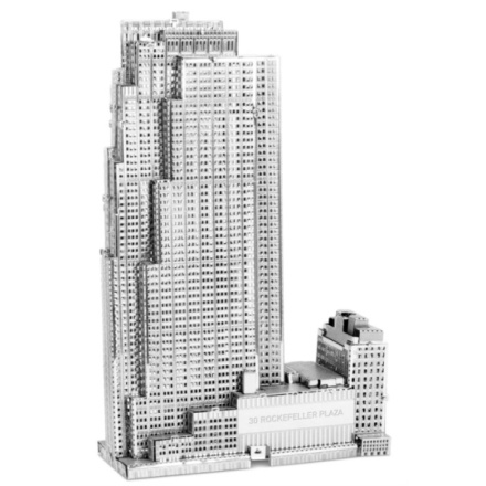 METAL EARTH 3D puzzle 30 Rockefeller Plaza (GE Building) 8077