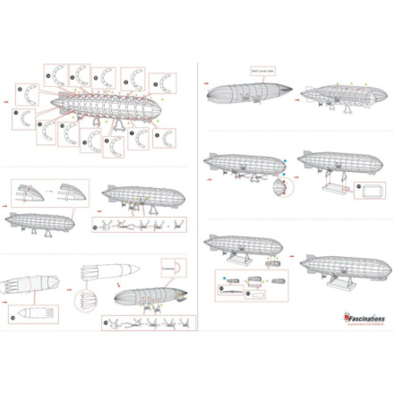 METAL EARTH 3D puzzle Vzducholoď Graf Zeppelin 9659